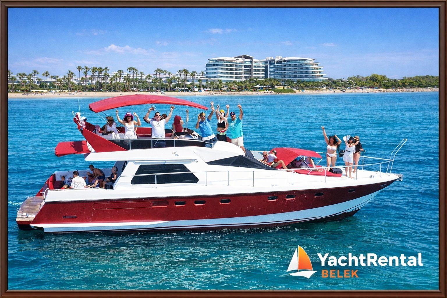 Belek VIP Day Yacht Tour – Ferretti Motor Yacht May Can